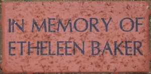 IN MEMORY OF ETHELEEN BAKER