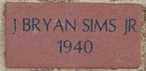 J BRYAN SIMS JR 1940