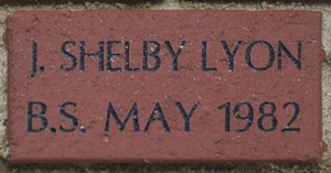 J. SHELBY LYON B.S. MAY 1982