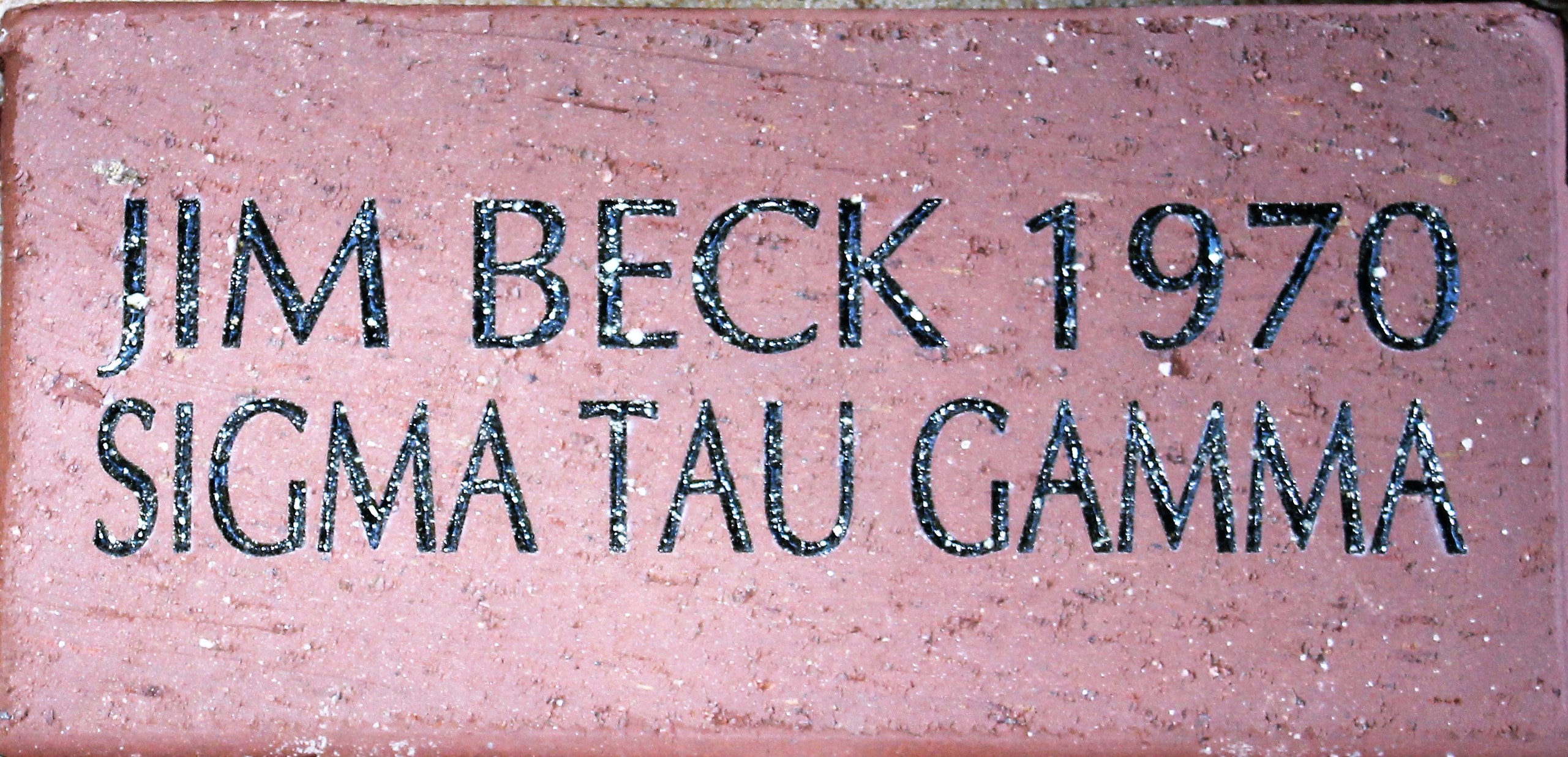 JIM BECK 1970 SIGMA TAU GAMMA