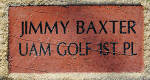 JIMMY BAXTER UAM GOLF 1ST PL