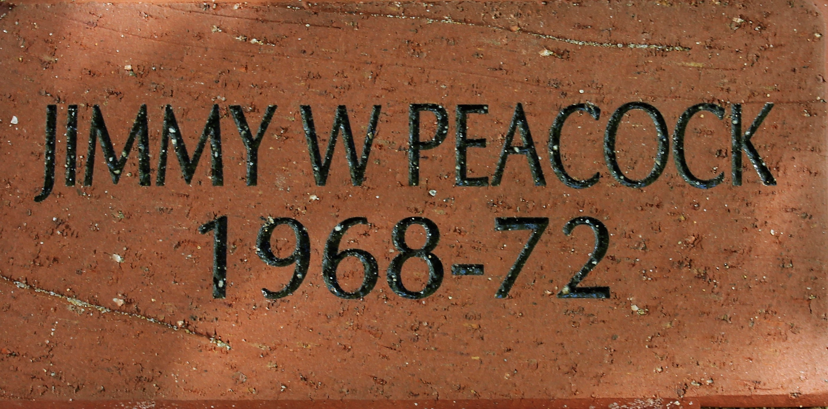 JIMMY W PEACOCK 1968-72