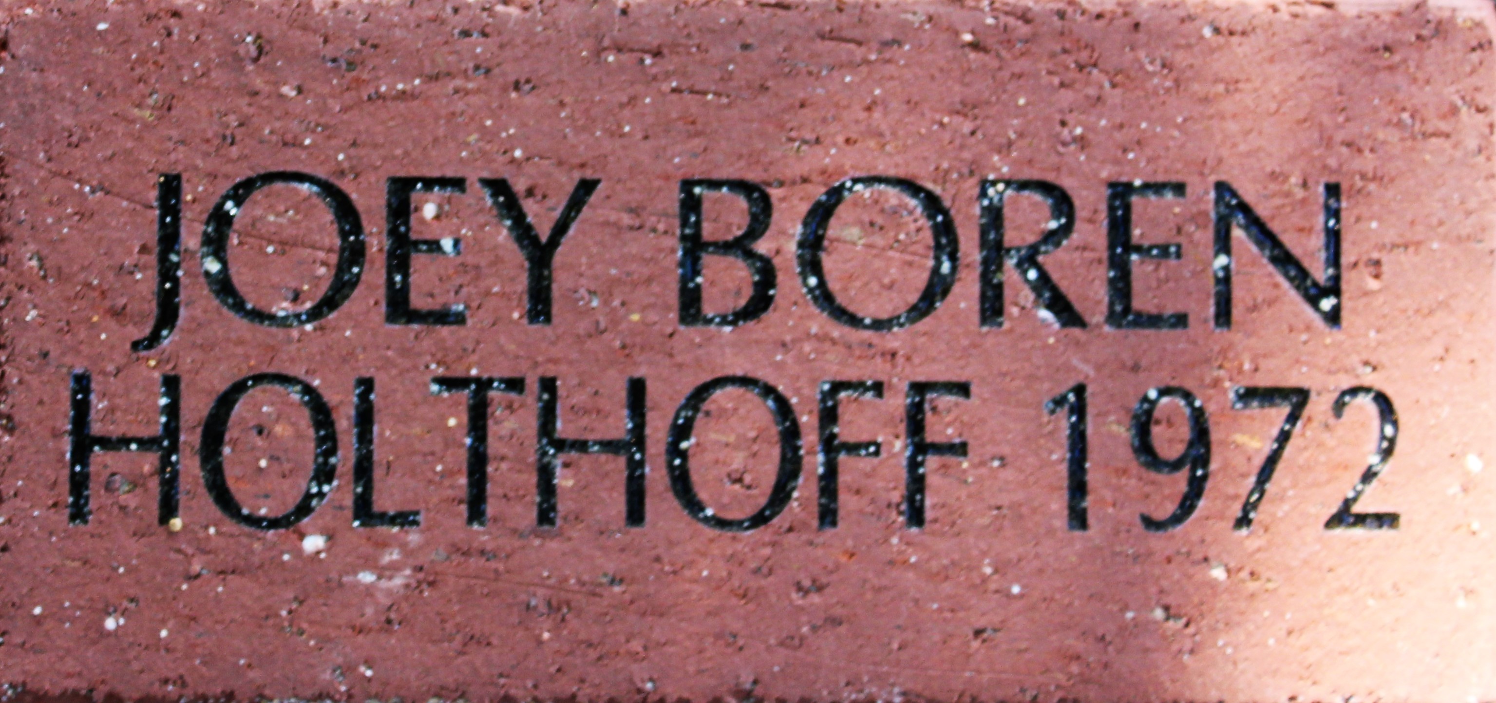 JOEY BOREN HOLTHOFF 1972