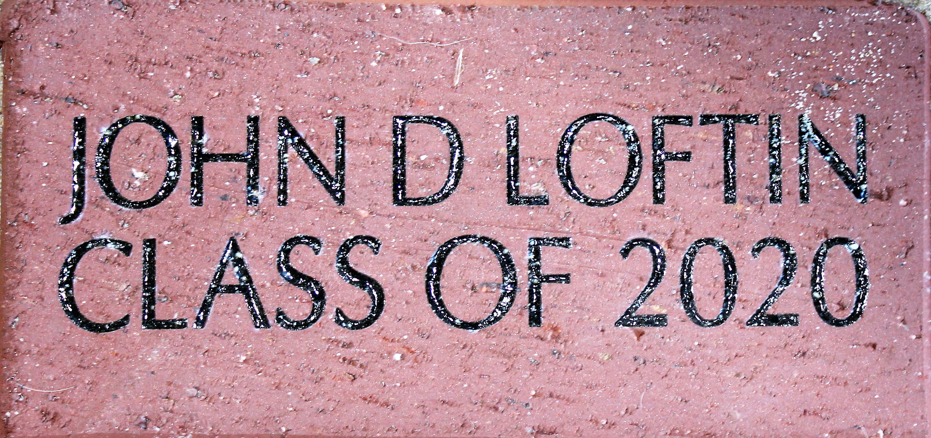 JOHN D LOFTIN CLASS OF 2020