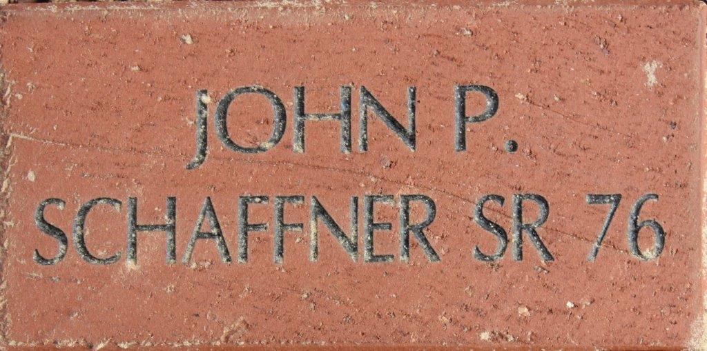JOHN P SCHAFFNER SR 1976