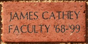 JAMES CATHEY FACULTY '68-'99