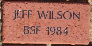 JEFF WILSON BSF 1984