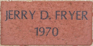JERRY D. FRYER 1970