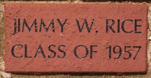 JIMMY W. RICE CLASS OF 1957