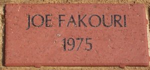 JOE FAKOURI 1975