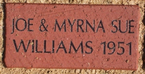 JOE & MYRNA SUE WILLIAMS 1951