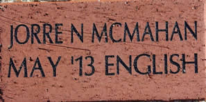 JORRE N MCMAHAN MAY '13 ENGLISH