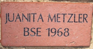 JUANITA METZLER BSE 1968