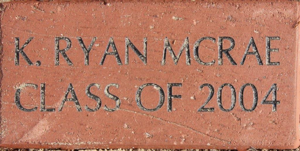 K RYAN MCRAE CLASS OF 2004
