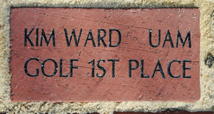 KIM WARD   UAM GOLF 1ST PLACE