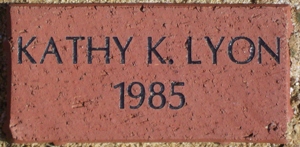 KATHY K. LYON 1985