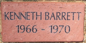 KENNETH BARRETT 1966 - 1970