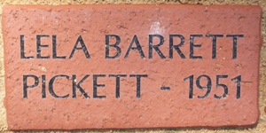 LELA BARRETT PICKETT - 1951