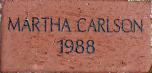 MARTHA CARLSON 1988