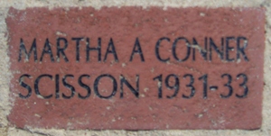 MARTHA A CONNER SCISSON 1931-33