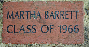 MARTHA BARRETT CLASS OF 1966