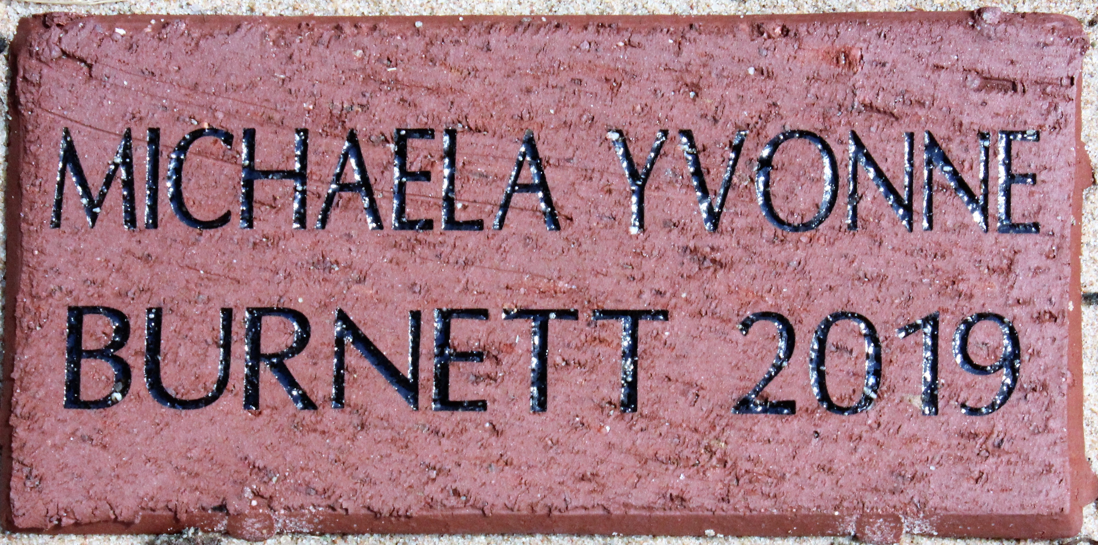 MICHAELA YVONNE BURNETT 2019