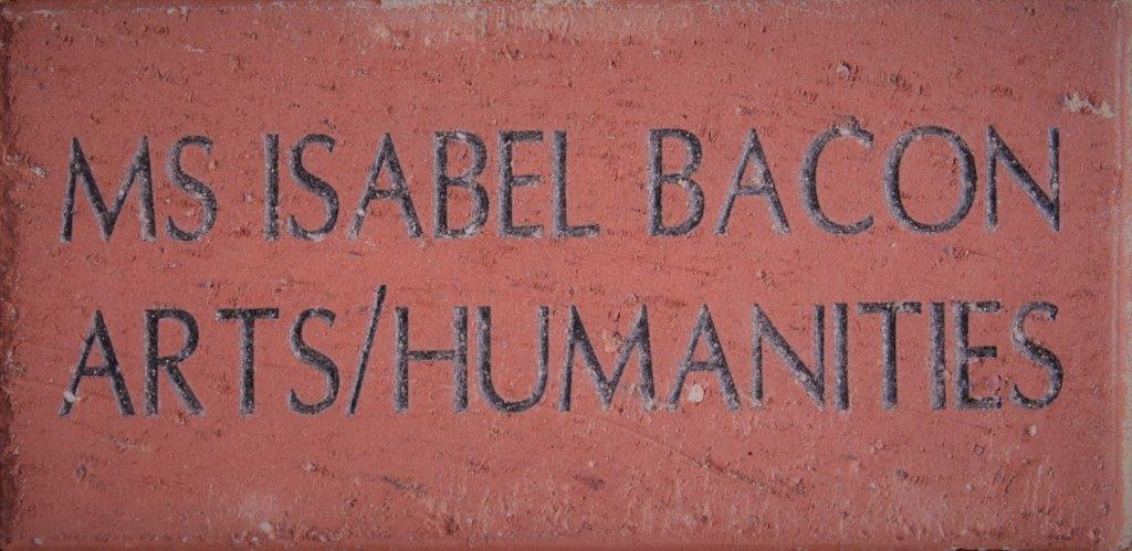 MS ISABEL BACON ARTS/HUMANITIES