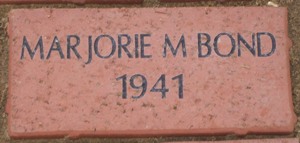 MARJORIE M BOND 1941