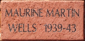 MAURINE MARTIN WELLS  1939-43