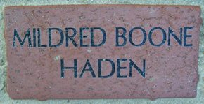 MILDRED BOONE HADEN