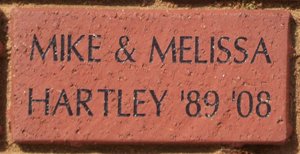 MIKE & MELISSA HARTLEY '89 '08