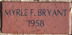 MYRLE F. BRYANT 1958