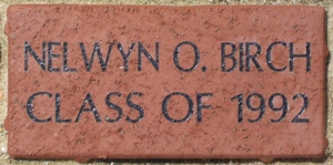 NELWYN O. BIRCH CLASS OF 1992
