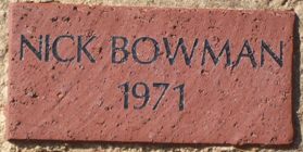 NICK BOWMAN 1971
