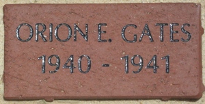 ORION E. GATES 1940 - 1941