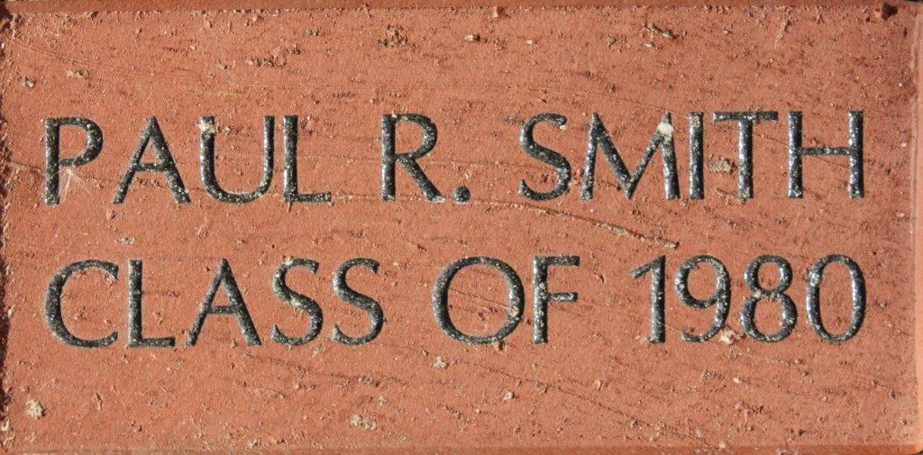 PAUL R SMITH CLASS OF 1980