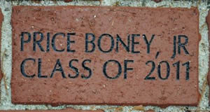 PRICE BONEY, JR CLASS OF 2011