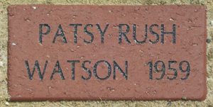PATSY RUSH WATSON  1959