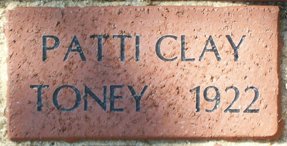 PATTI CLAY TONEY 1922