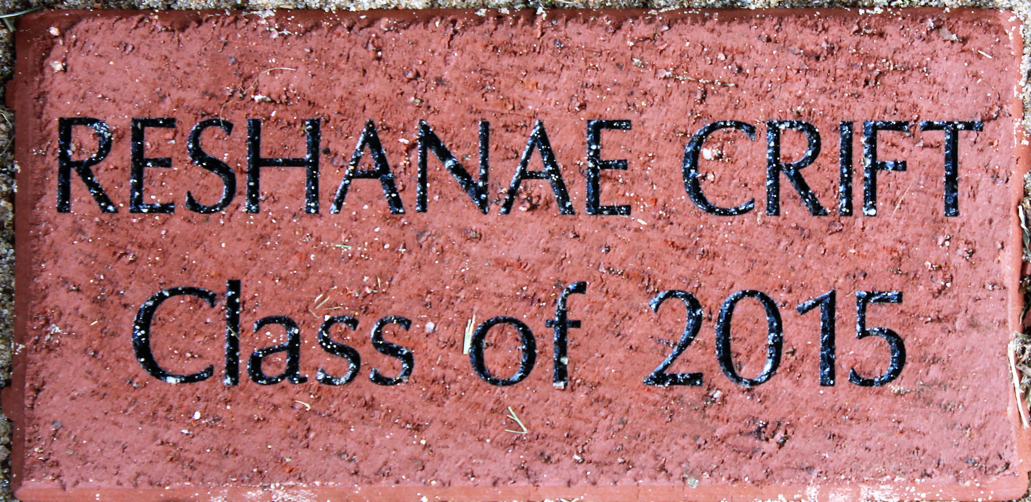 RESHANAE CRIFT CLASS OF 2015