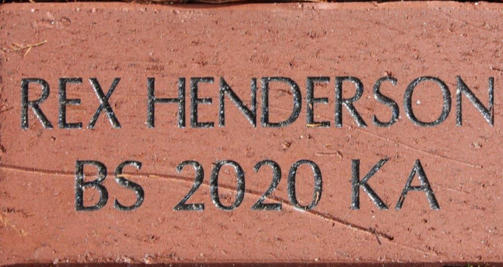REX HENDERSON BS 2020 KA
