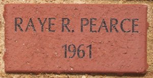 RAYE R. PEARCE 1961