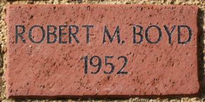 ROBERT M. BOYD 1952