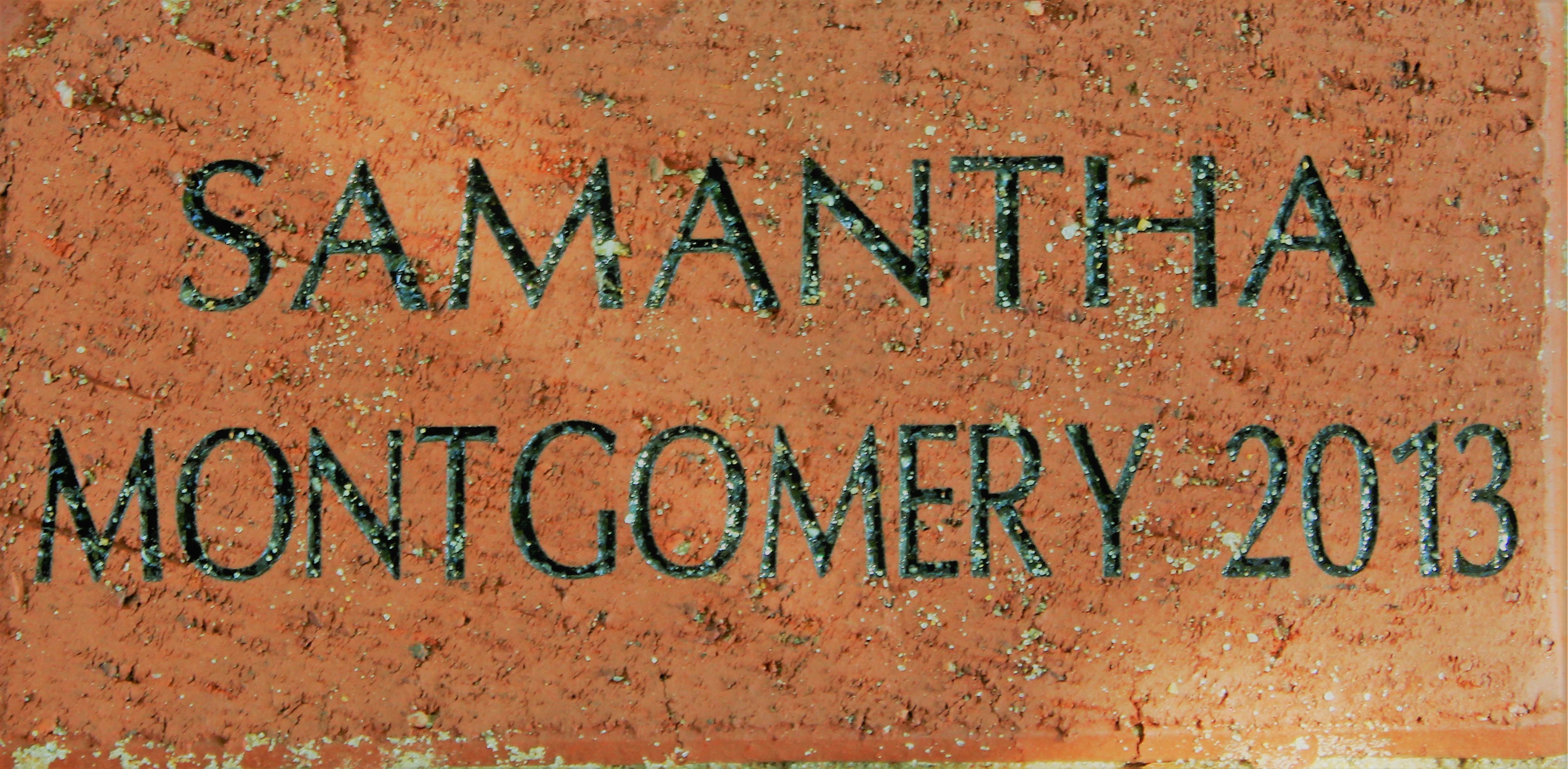 SAMANTHA MONTGOMERY 2013