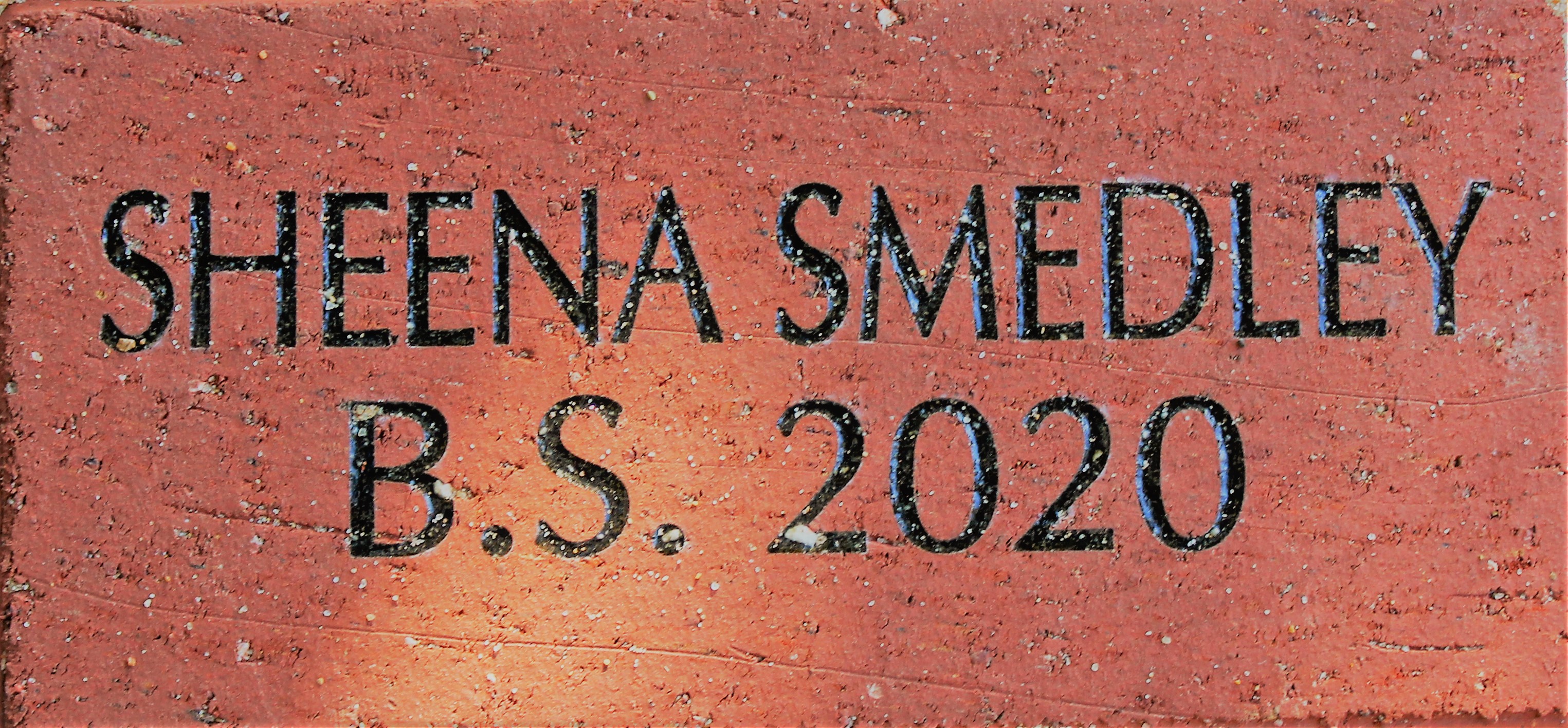SHEENA SMEDLEY B.S 2020