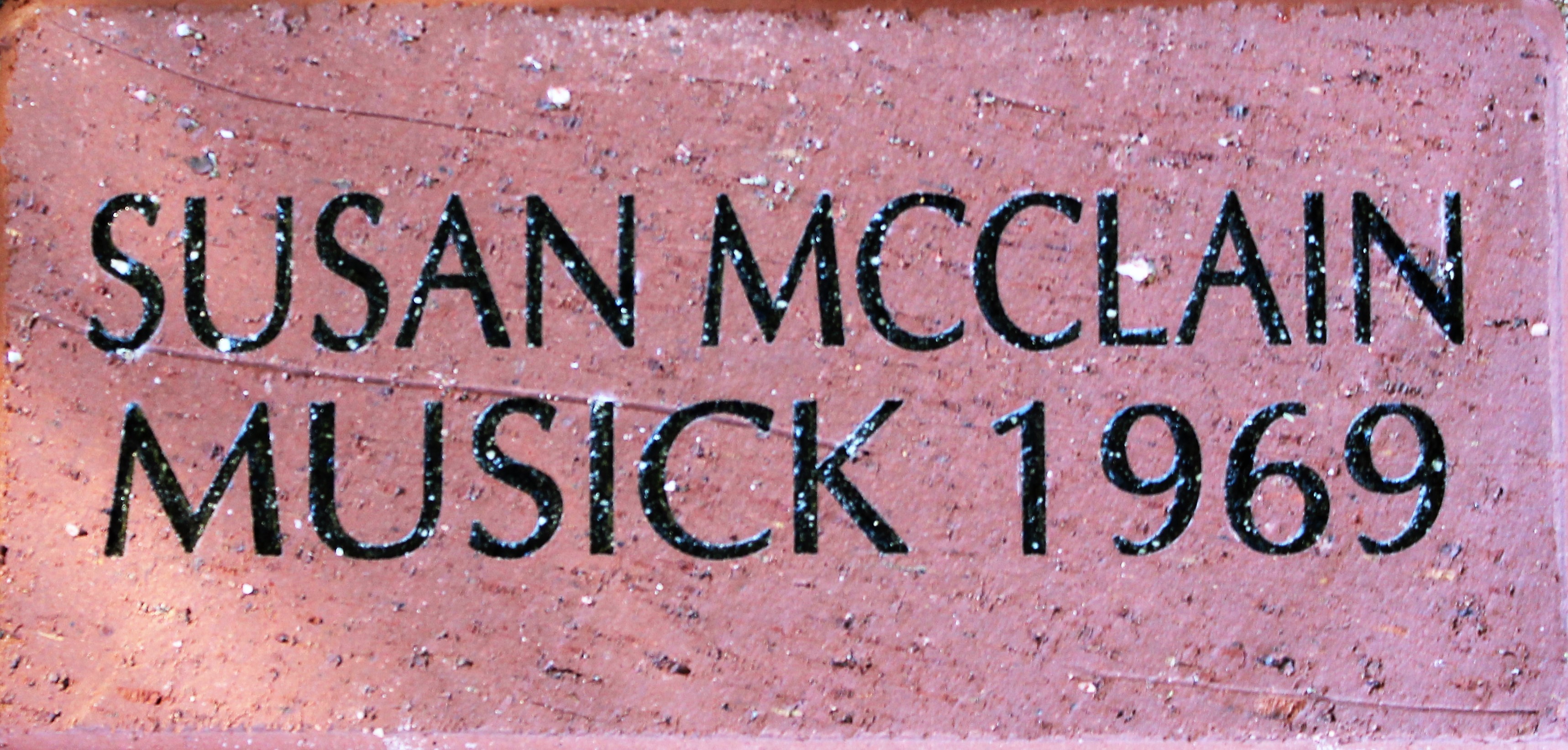 SUSAN MCCLAIN MUSICK 1969
