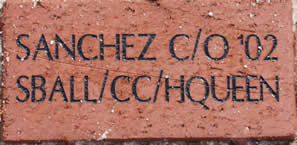 SANCHEZ C/O '02 SBALL/CC/HQUEEN