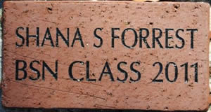 SHANA S FORREST BSN CLASS 2011