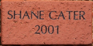 SHANE CATER 2001