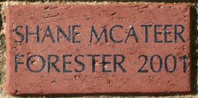 SHANE MCATEER FORESTER 2001